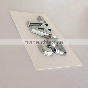 Custom 3D Outdoor ABS Plastic Car Chrome Badge Emblem Auto Chrome Letter Sticker photo-2