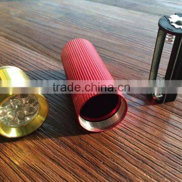 Most Popular Aluminum Promotional Mini 9 Led Flashlight photo-3
