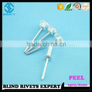 HOT SELLING OPEN END FACTORY DOME HEAD ALUMINUM PEEL RIVETS photo-5