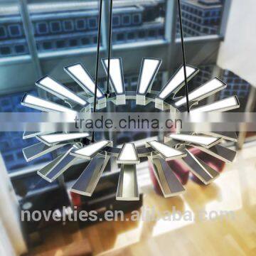 Trapezoidal LED Edge-lit Large Chandelier With Up and Down 30 Lighting Fixture photo-3