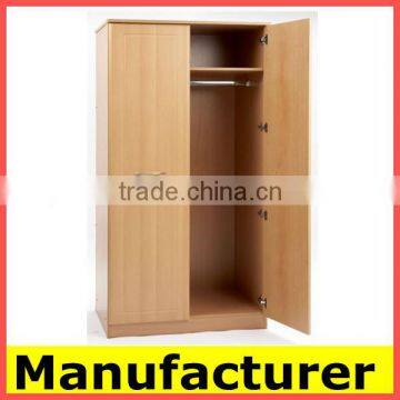 cheap wooden bedroom Wardrobe Closet/KD furniture material factory