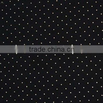 100% polyester spandex dot fabric