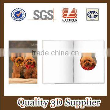 3d lenticular postcard of lovely dogs