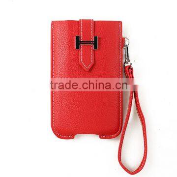 wholesale universal mobile case pouch for cell phone back cover PU