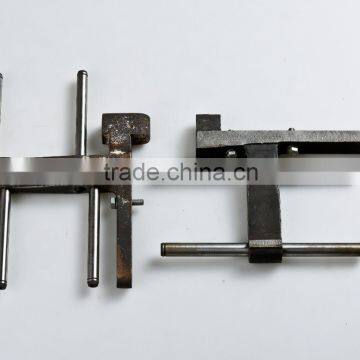 warp knitting spare parts knitting machine double guide bar hanger