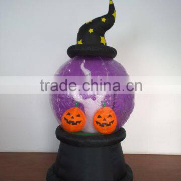 DJ-XT-12 Inflatable Halloween Boo Ball Ghost With Two Inflatable Pumpkin