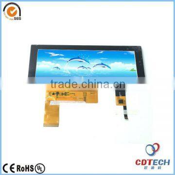DST bonding 6.5inch RGB interface hd TFT LCD with CTP touch panel display