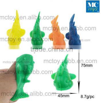 Tpr sticky flying fish toys colorfuls water ball toys