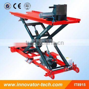 500kg capacity hydraulic electric power motorcycle garage equipment