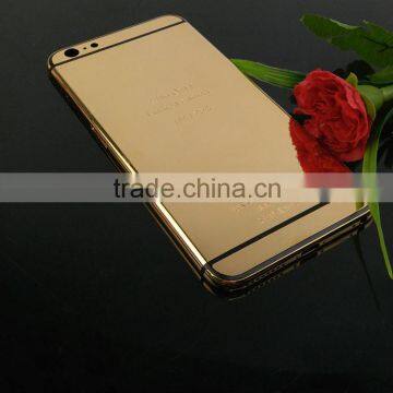 Luxury Rose Gold Housing for iPhone 6 Plus , Mirror Rose Gold Plated Back Housing Cover for iPhone 6 plus