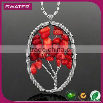 New Invention 2016 Women Red Coral Necklace Price