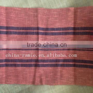 dyed ramie&cotton woven fabric