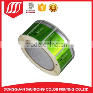 self adhesive no residue transparent sticker paper