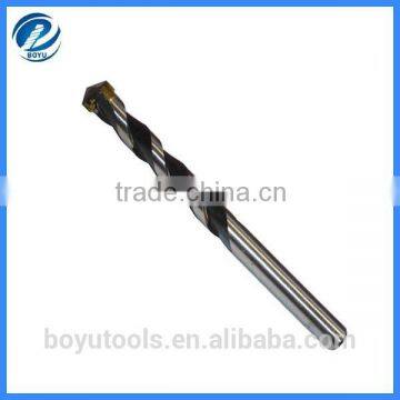 Milled black&right finish masonry drill bit