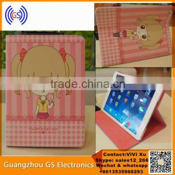 New Product Folding Leather Case Smart Cover For Ipad Air 2 Case 64gb Tablet