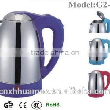 G2-B18 High Quality 1.8L Cordless Stainless Steel Electric Kettle CE/GS/ROHS Certification- Guangdong Factory Price photo-2