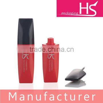 Wholesale cheap red plastic eyeliner empty bottle with brush