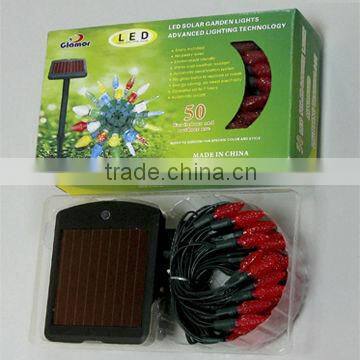 Solar LED string light/holiday light for outdoor decoration