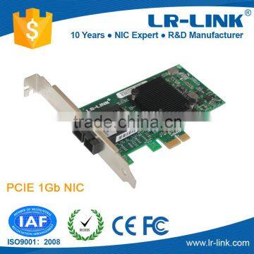 LR-LINK PCIe x1 Gigabit SC Connector Multi Mode Fiber Network Interface Card (Intel 82575EB Chipset )