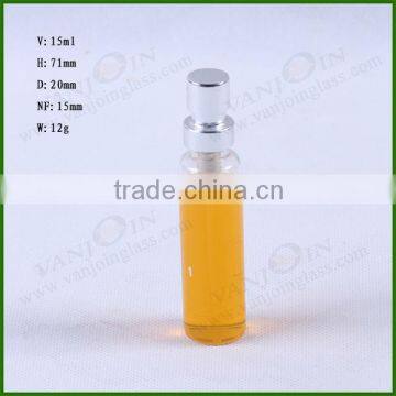 Tubular Perfume Vial 15ml