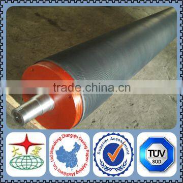 vacuum press rubber roll,blind drilled press rubber roll in paper making machine