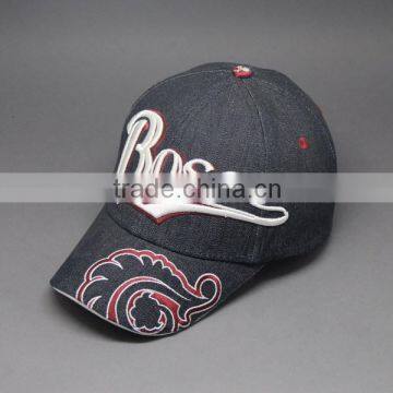 CUSTOM RACING BASEBALL CAPS WITH 3D EMBROIDERY