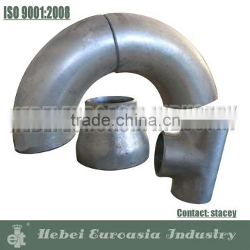 galvanized steel butt welded pipe fittings