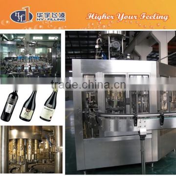 Automatic Glass Bottle Grape Wine Fillling Machine