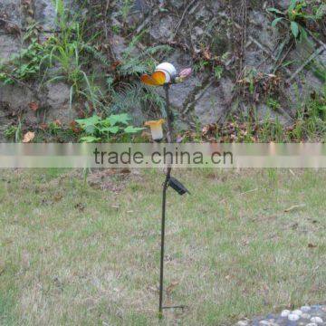 Glass ball Led garden decorative solar stake lights(SO3388)