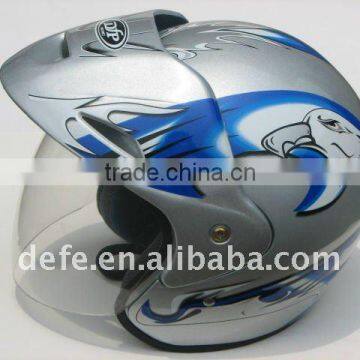 Open face helmet