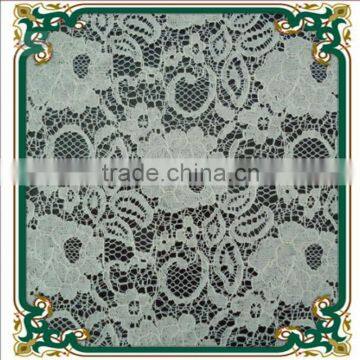 Cotton yarn lace fabric for women garment