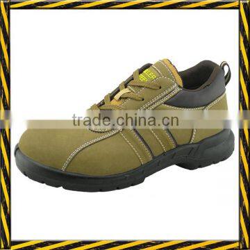 PU nubuck and PU sole Industrial work safety shoes