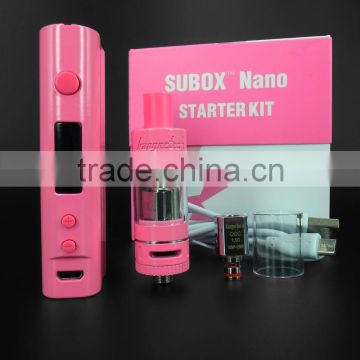 Hot Selling & Factory Price Kanger Subox Nano Starter Kit with New Airflow Design for Fashion Lady