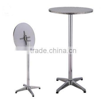 Tilting metal Bar table