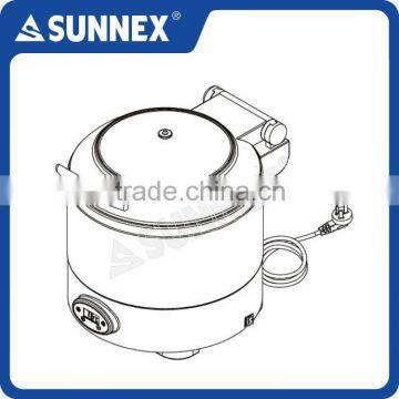 SUNNEX New Design Creative Mirror Polished Stainless Steel Digital Display 10 Litre Electric Soup Warmer photo-5