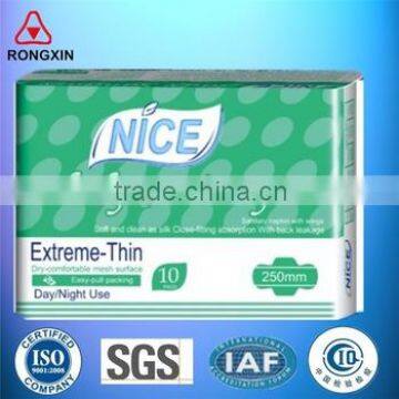 Organic cotton sanitary napkin manufacturer for lady use