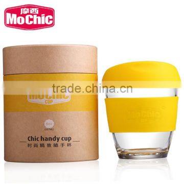 Mochic 8oz ECO Tritan Silicone Coffee Cup With Lids / BPA Free Tea Tumbler Wholesale Coffee Cup Custom Mugs photo-4