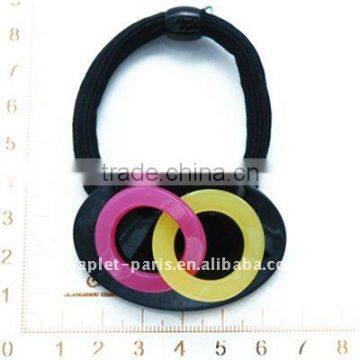 2013 Summer Girl's Lovely Elastic Hair Band with plasti decoration