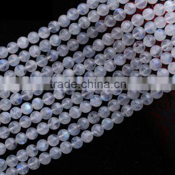 Fashion Natural Gemstone Crystal Beads Wholesale 4567A Moonstone Semi-finished Ball DIY Handmade Jewelry Accessories photo-2