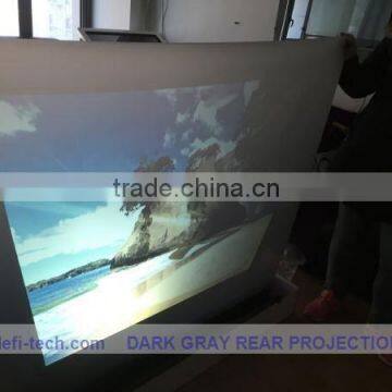 Good price,Transparent holographic rear projection projector screen for glasses window, Lightweight and easy to install