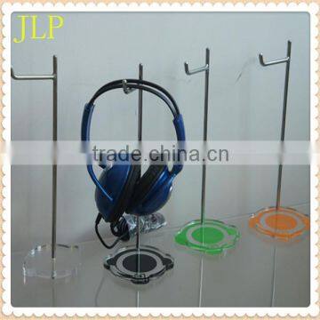 Wholesale Acrylic headset display with metal base holder