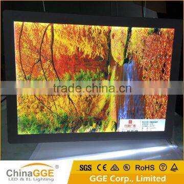 LED Illuminated Window Dispay Edge Lit Frame Acrylic Crystal Edge Lit LED Poster Frame photo-3