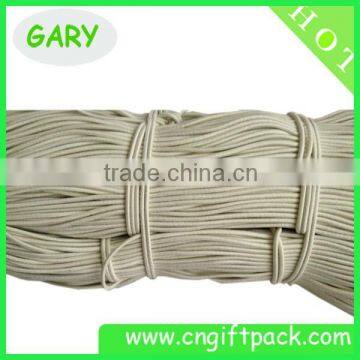 2.5mm White Round Polyester Elastic String for Garment