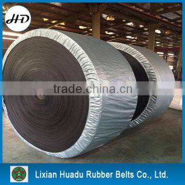 3ply EP125 rubber belt for conveyor system handling bulk materials