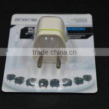 Germany 2 Rounded Pin EU Plug Converter for European Plug Converter photo-2