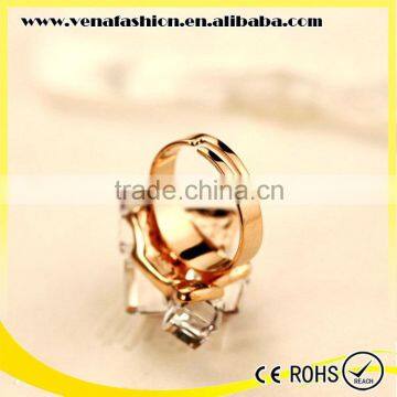 New Design Finger Crystal Chandelier Ring, Crystal Napkin Rings photo-5