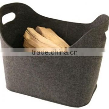 Simple Felt Wood Storage Basket Firewood Storage Bag Box