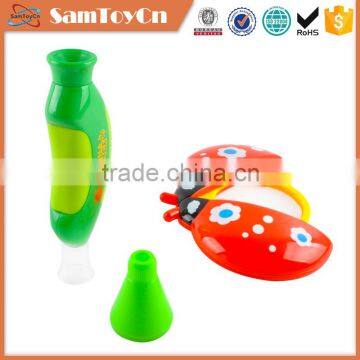 Outdoor scientific magnifing glass plastic mini kids magnifier