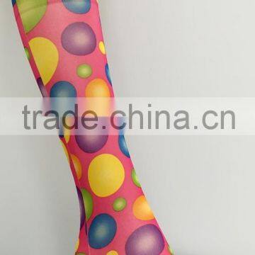 Heat Transfer Sublimation Knee High Nylon Polyester Digital Printing Socks