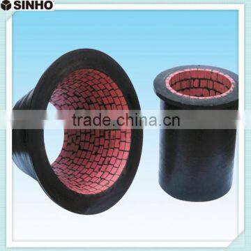 Wear Protection 95% Alumina Ceramic Lined Steel Tube Fitting